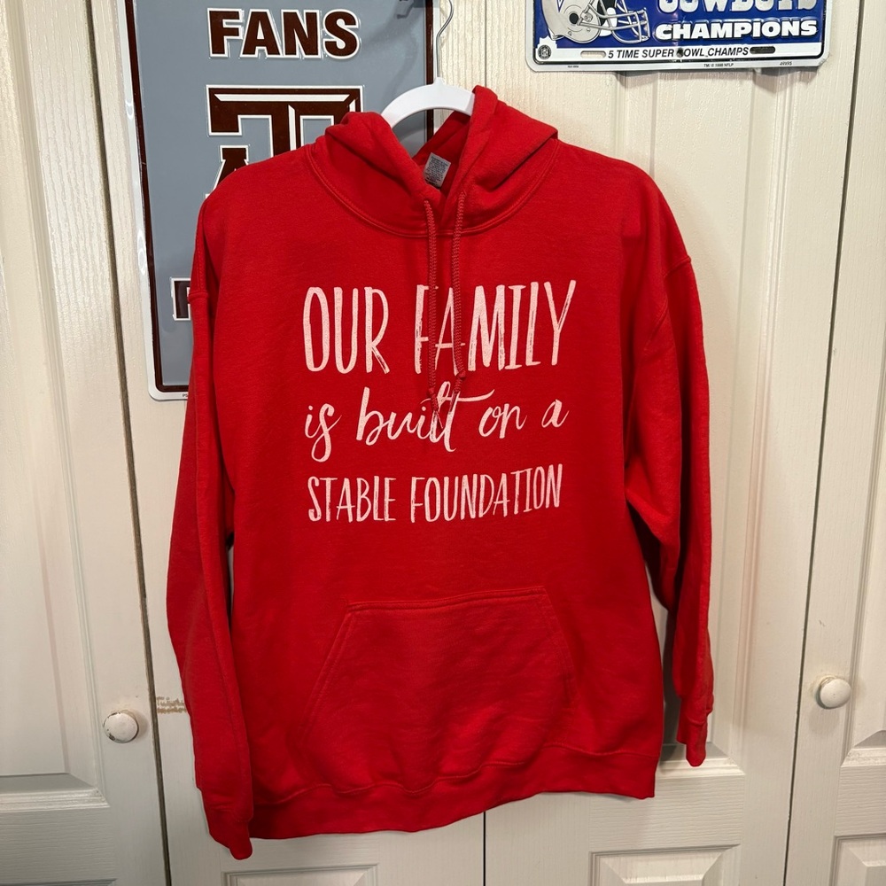 Red Graphic Hoodie